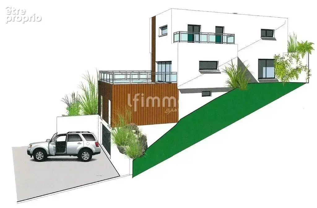 Terrain à bâtir 820 m² à Thann, expo plein sud, permis accordé - photo 3
