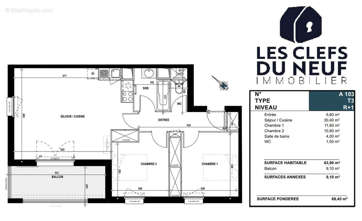 Appartement à POMPERTUZAT