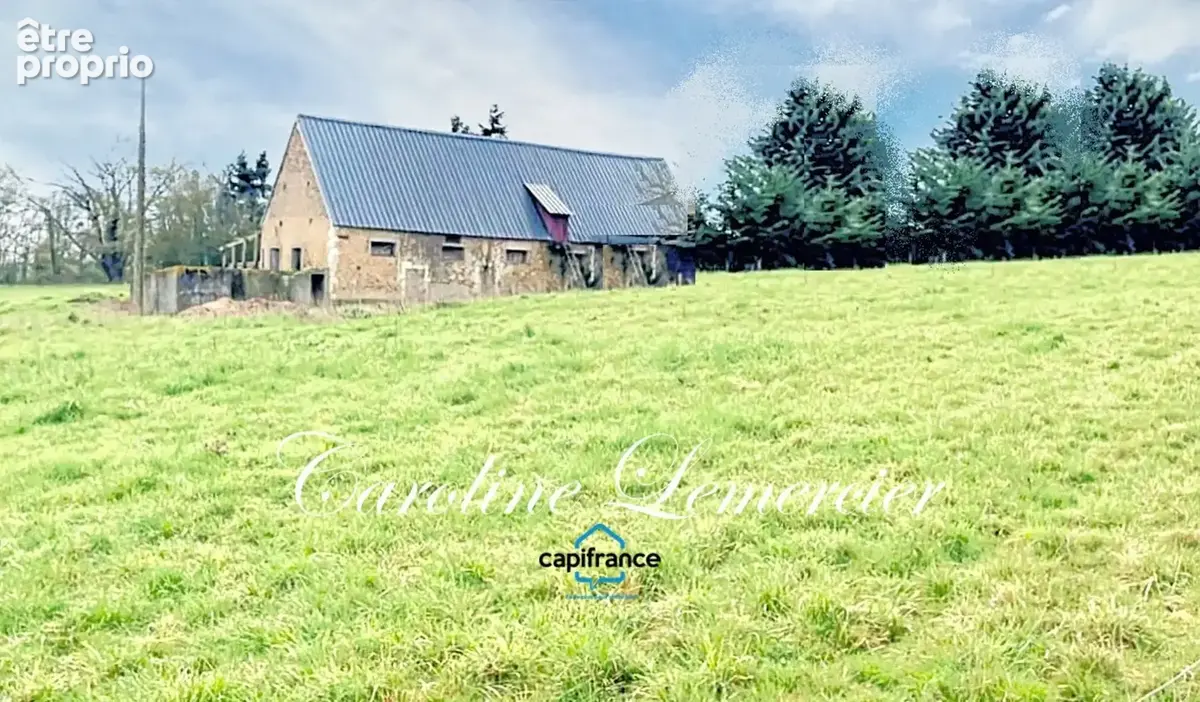 Maison à vendre 0 pièces proche de connerre (72) grange en pierre de 170 m² avec grnier sur toute la superficie , 2500 m² terrai - photo 1