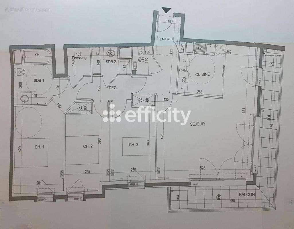 Appartement à BOIS-COLOMBES