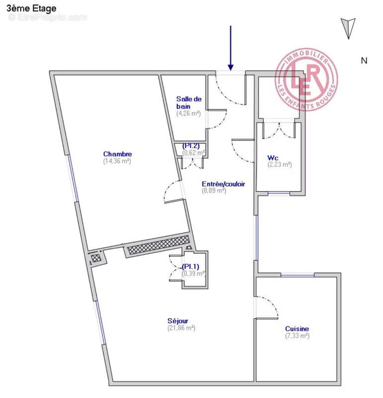 Appartement à PARIS-3E