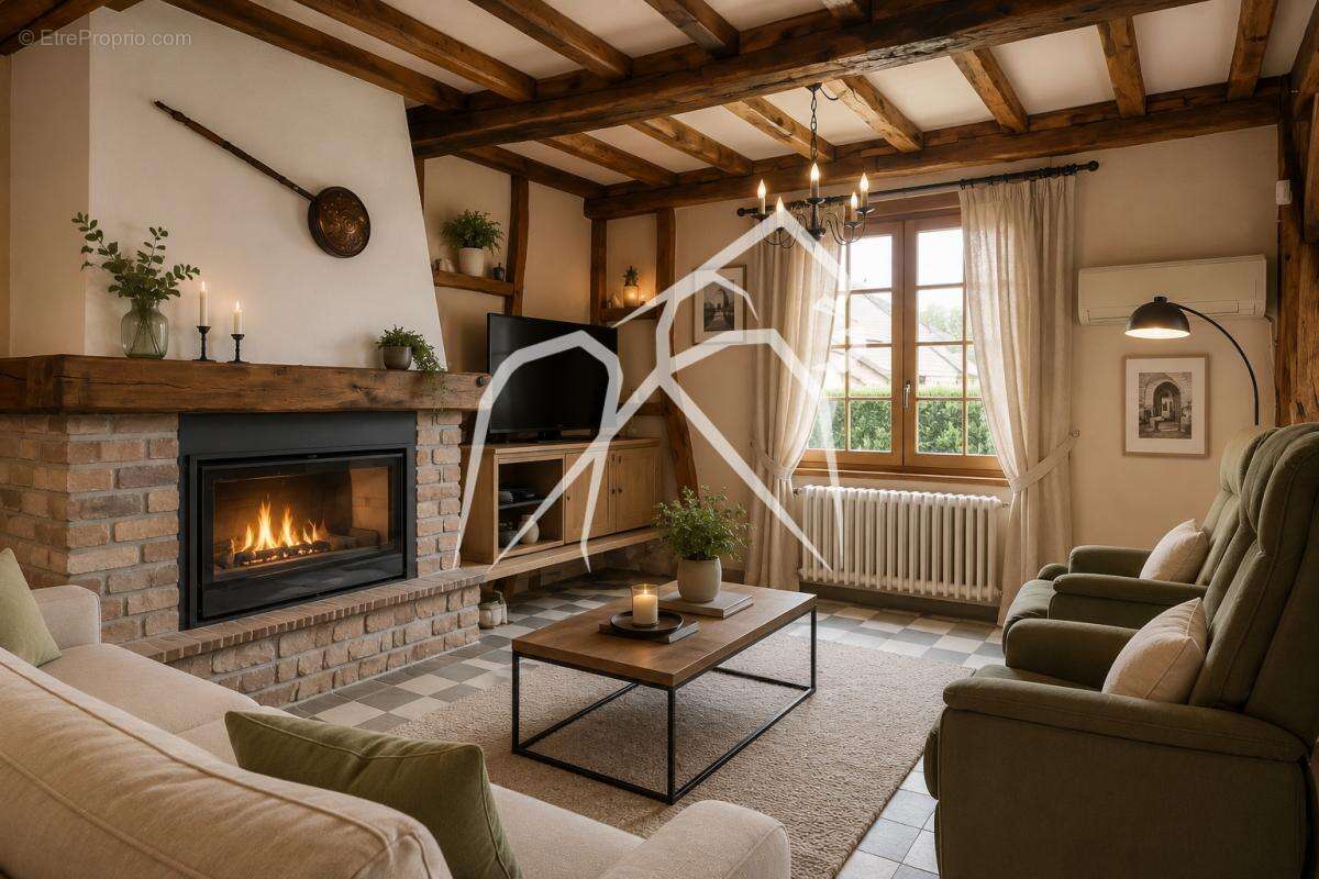 Demeure Familiale de charme 9 Pièces  Parc arboré et dépendance  Saint-Martin-du-Vivier  246m² - photo 4