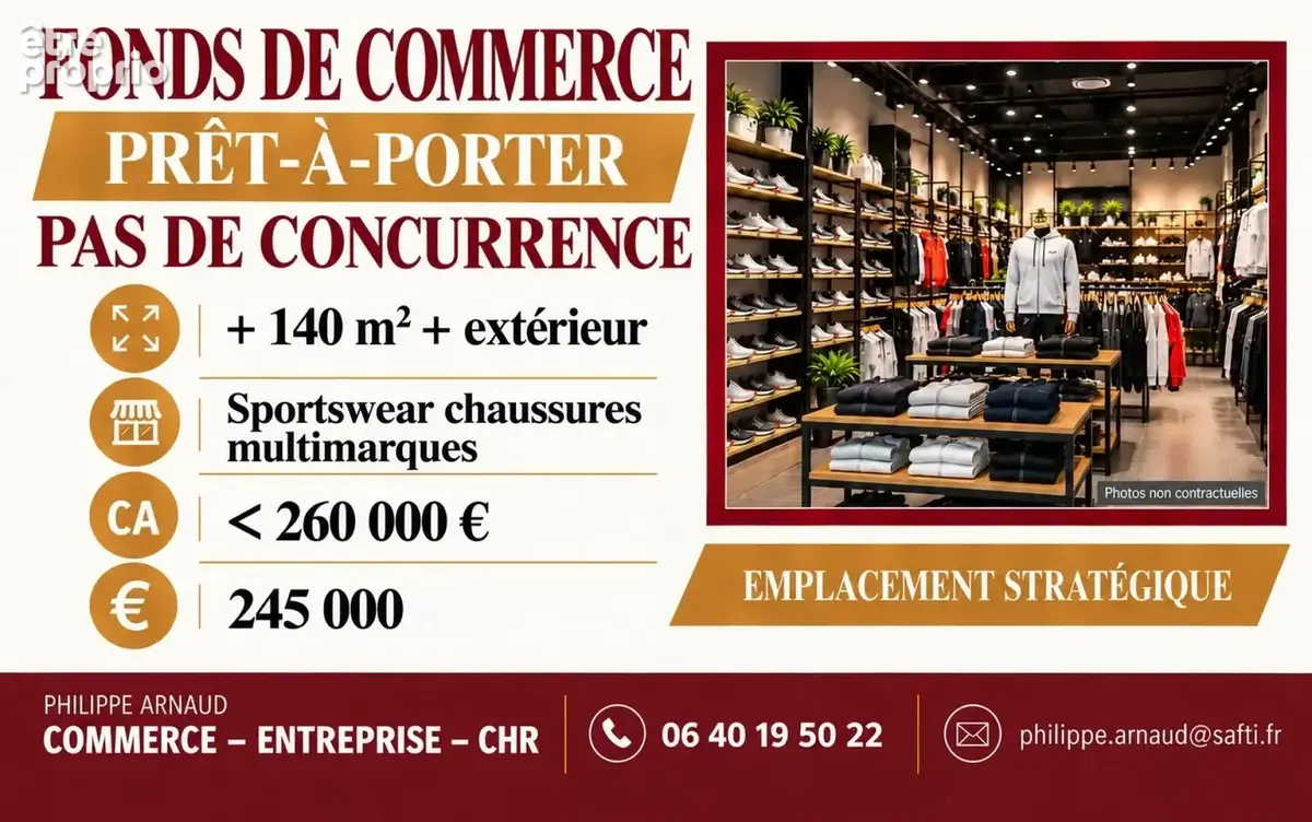 Photo 1 - Commerce à SAINT-JEAN-DE-MONTS