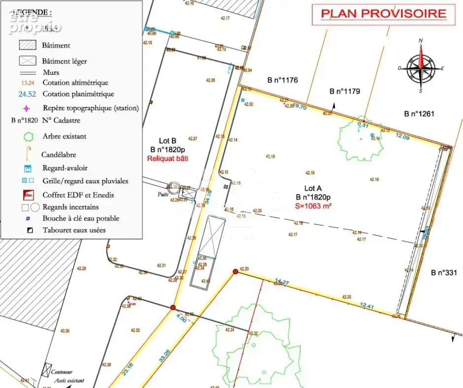 Photo Terrain à Vieillevigne au prix de 110 000€