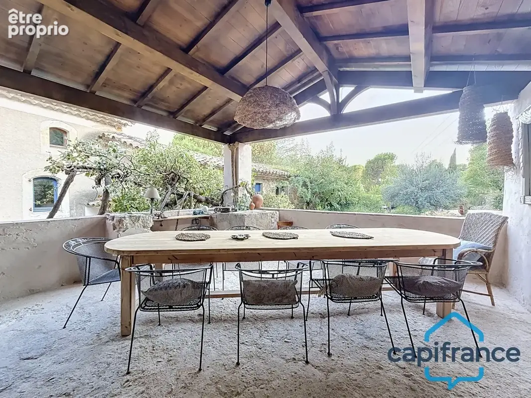 Mas à vendre 15 pièces  523 m2 avec Gîte 14 pers.SAINT SEBASTIEN D'AIGREFEUILLE (30) Terrain + de 7 ha boisé - photo 5