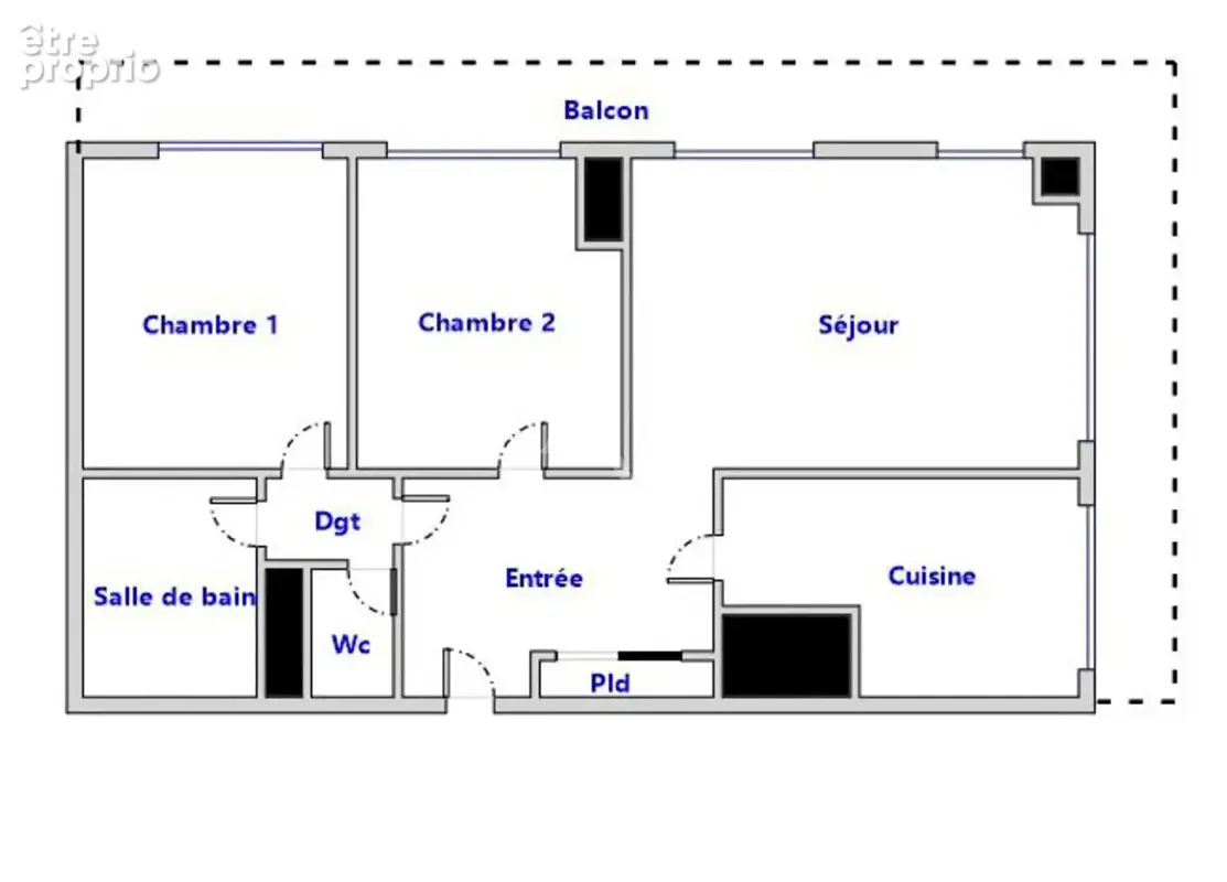 PUTEAUX/CENTRE 3 pièces de 61 m² avec balcon 15m², cave et parking. - photo 13