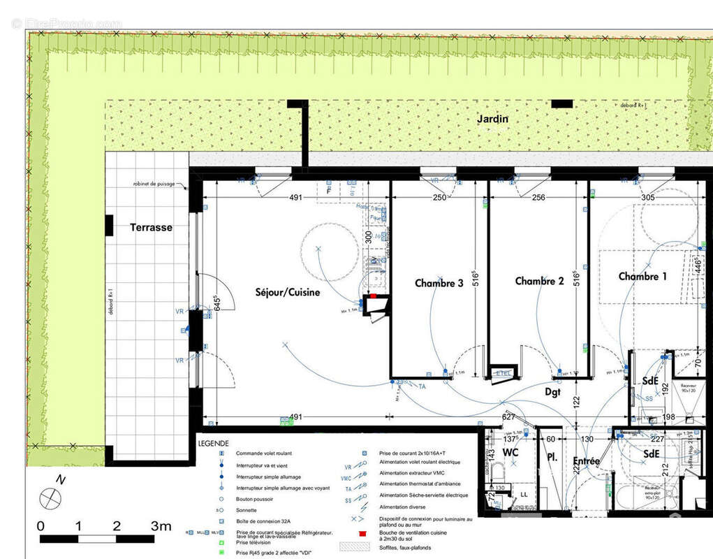 Appartement à OBERSCHAEFFOLSHEIM