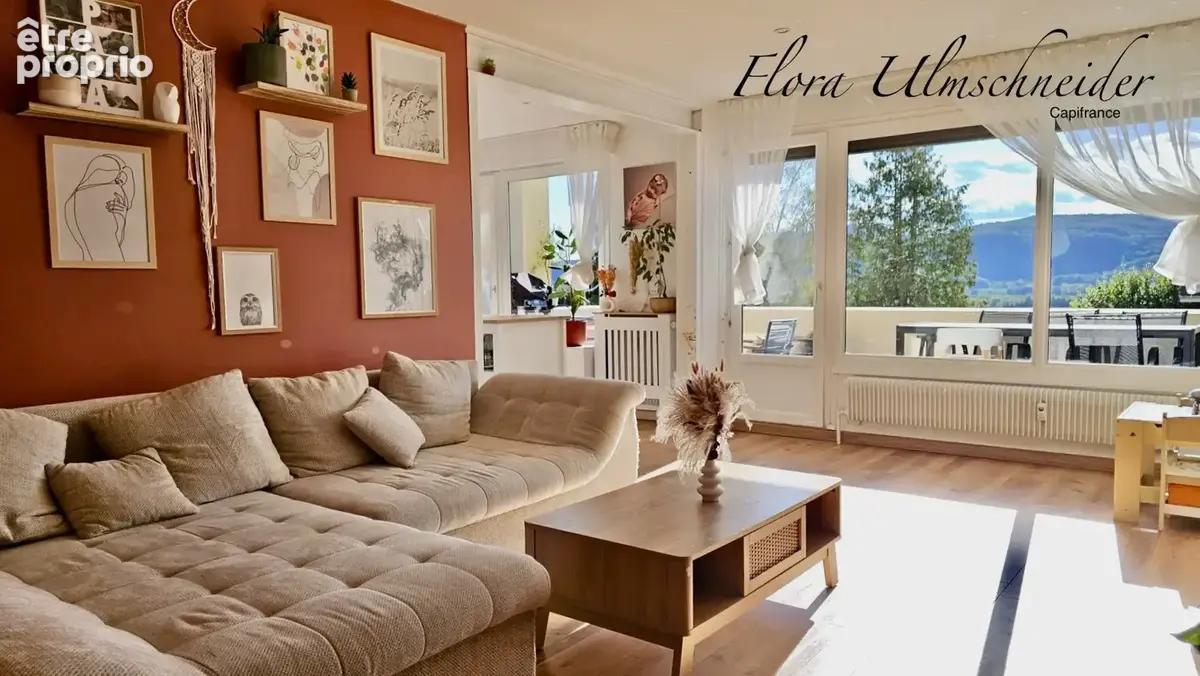 Appartement T4 à vendre à CHINDRIEUX (73) avec terrasse et vue lac du Bourget, cave et place de parking à 25 mns d'Aix-les-Bains - photo 7