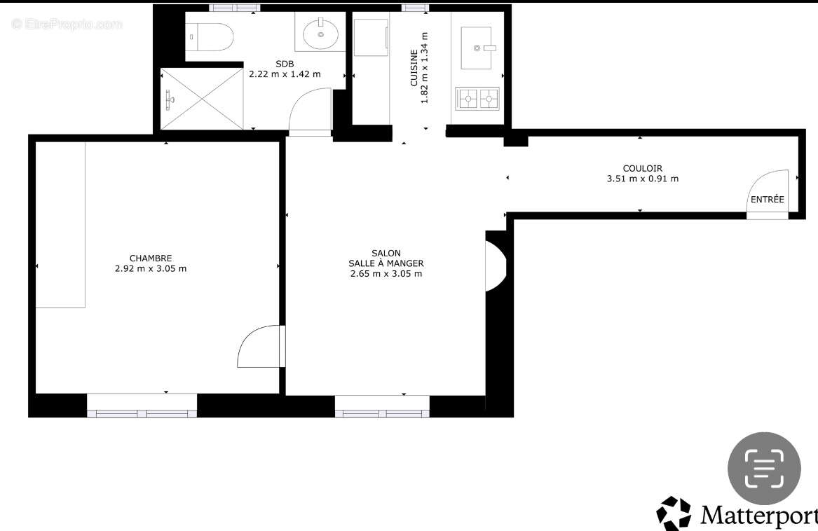 Appartement à PARIS-17E