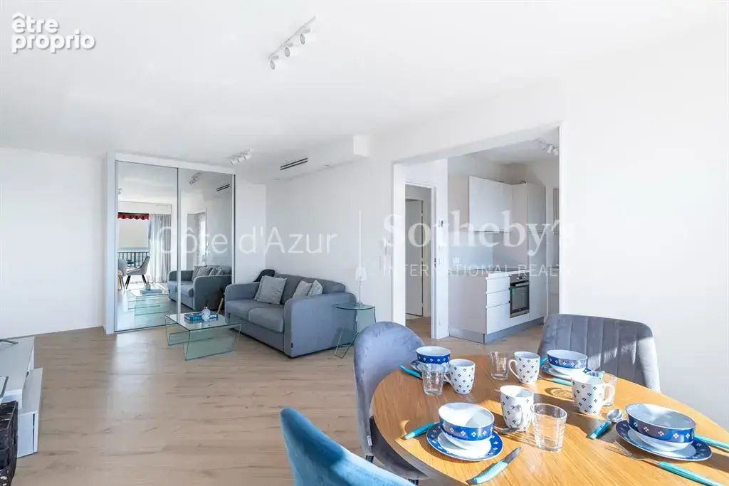Beausoleil appartement 3 pièces 67 m² terrasse vue mer Monaco étage élevé parking - photo 3