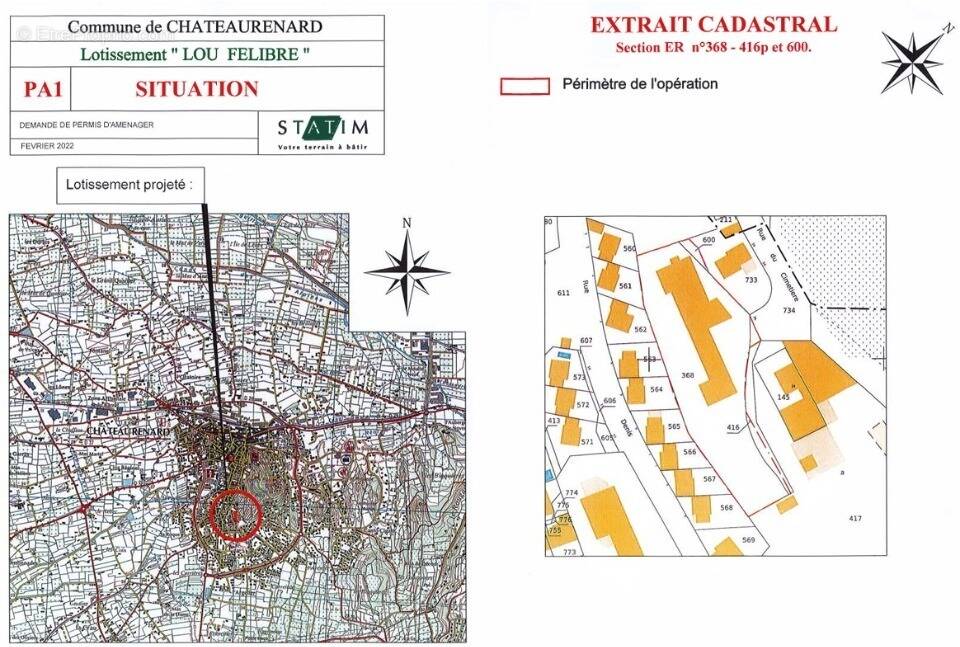 Terrain à CHATEAURENARD