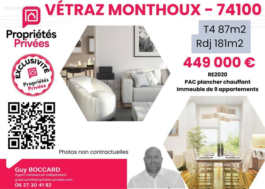 Appartement à VETRAZ-MONTHOUX