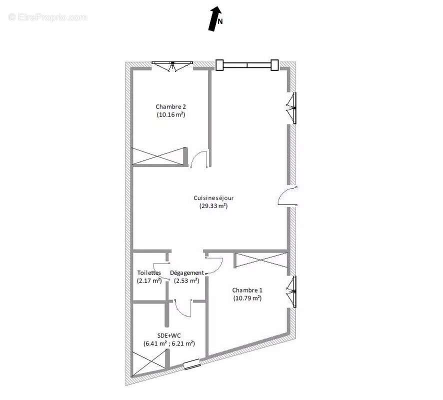 Ensemble immobilier de deux maison t4 et t3 - photo 8