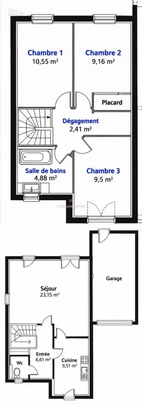 Maison 4 pièces 80 m² à vendre à Emerainville (77184) - photo 4