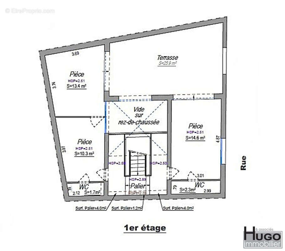 Bordeaux - secteur tondu- immeuble de bureaux r+1 148m² + terrasse de 26m²- possibilite 3 ou 4 lots... - photo 6