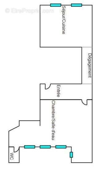 POUR INVESTISSEUR À VENDRE Beau T2 rénové de 34 m² – Hypercentre de Pau - photo 6