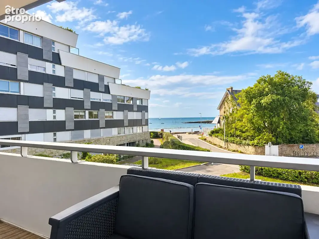 Larmor-plage - appartement 99 m² - 3 chambres -  terrasse vue mer - ascenseur - photo 1