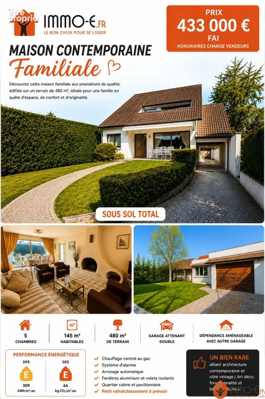 Maison 145 m² à Tremblay-En-France  - photo 1