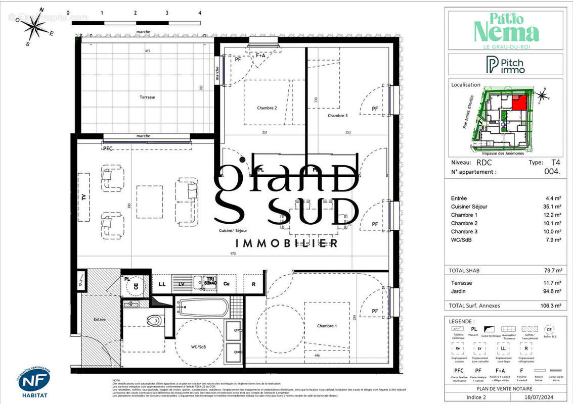 Appartement à LE GRAU-DU-ROI