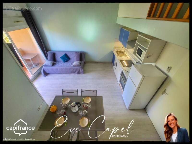 Appartement à vendre 3 pièces LE CAP D'AGDE (34), DUPLEX T3 - 400 m des plages - Vendu Meublé - dans résidence avec Piscine & As - photo 12