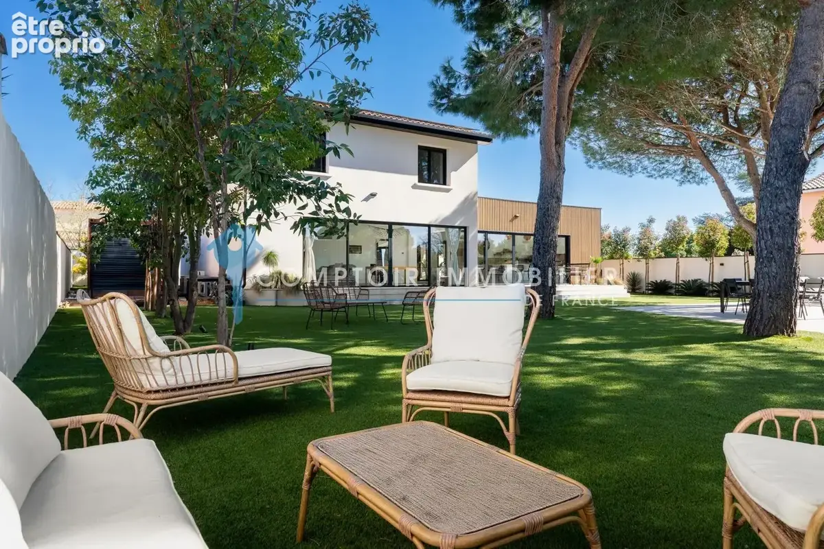 Dépt Hérault (34), à vendre PEROLS Maison P6 de 210m2 - Piscine - Parcelle de 950m2 - Studio Indépendant - photo 1