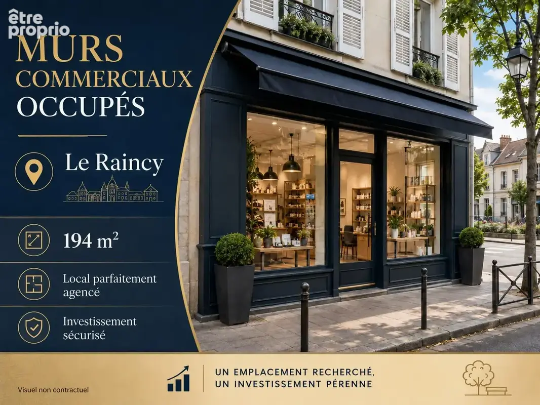 VISUEL NON CONTRACTUEL - Commerce à LE RAINCY