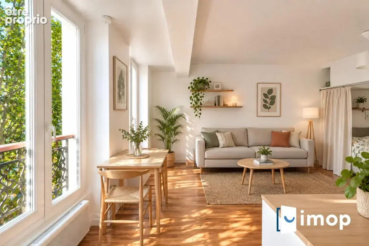 Studio lumineux proche canal saint martin - photo 3