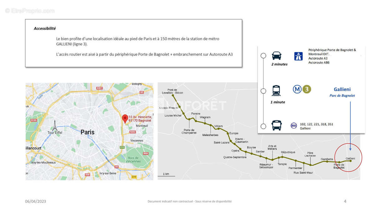 Appartement à BAGNOLET