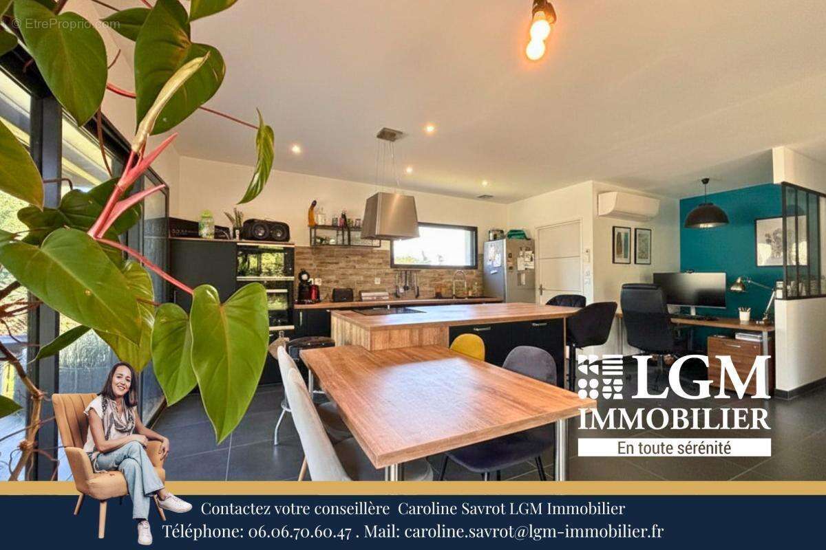 CEPET 31620 - Maison individuelle contemporaine de plain-pied d'environ 92 m² – 2019 – Piscine – Terrain 1 250 m² - photo 2