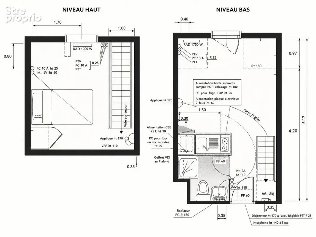 Studio duplex avec espace nuit  Parking  Idéal investisseur  Déville-lès-Rouen 76 - photo 9