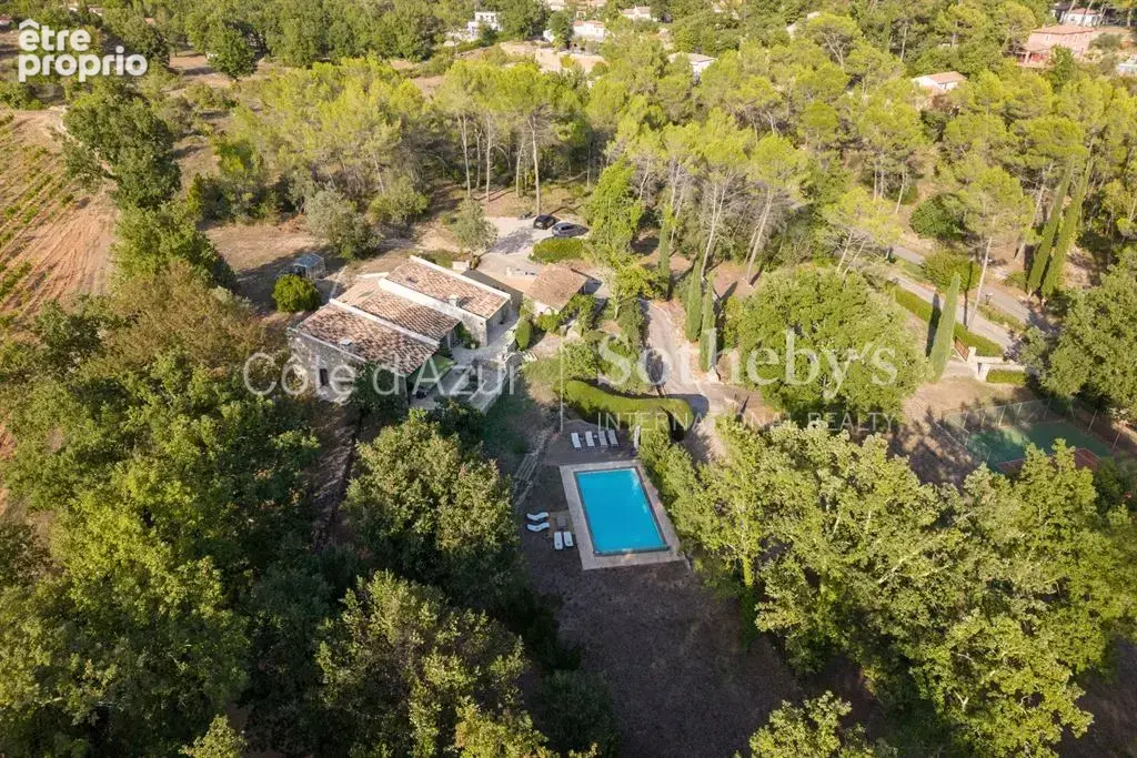 Saint Paul en Forêt, propriété provençale avec piscine chauffée et court de tennis - photo 3