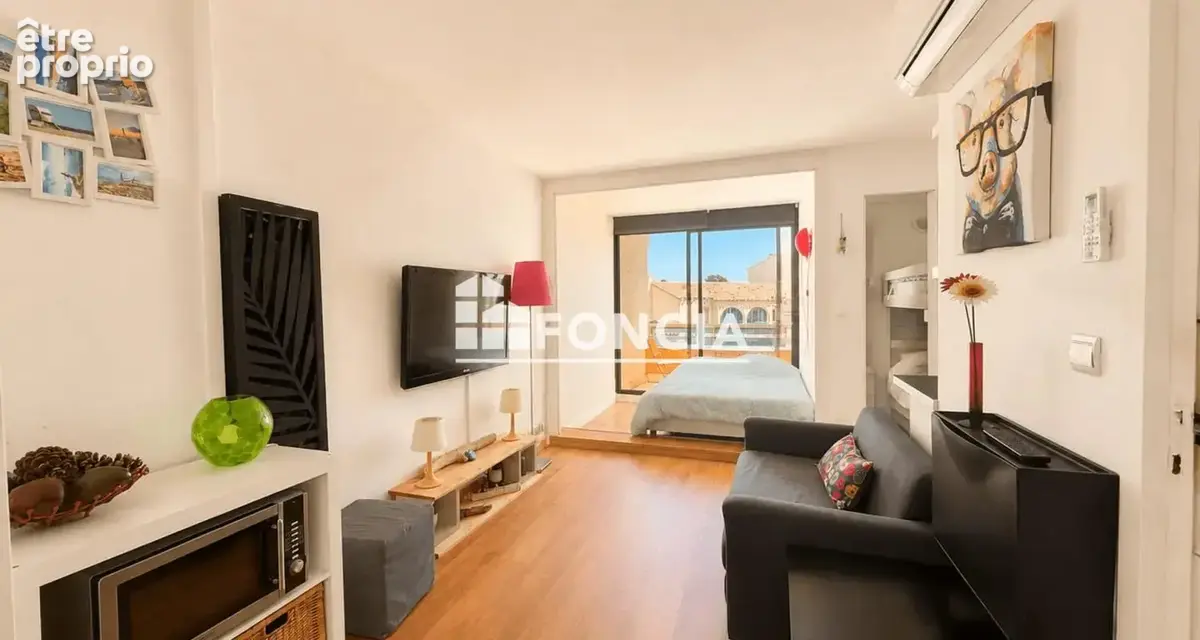 Grand Studio rénové avec terrasse, parking et climatisation – À proximité de la plage - photo 4