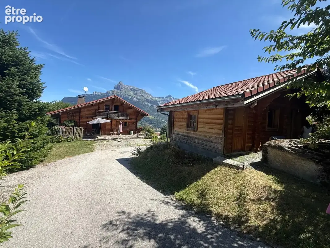 À vendre   chalet individuel + mazot   secteur prisé de domancy/cruet   vue imprenable sur le mont-blanc - photo 3