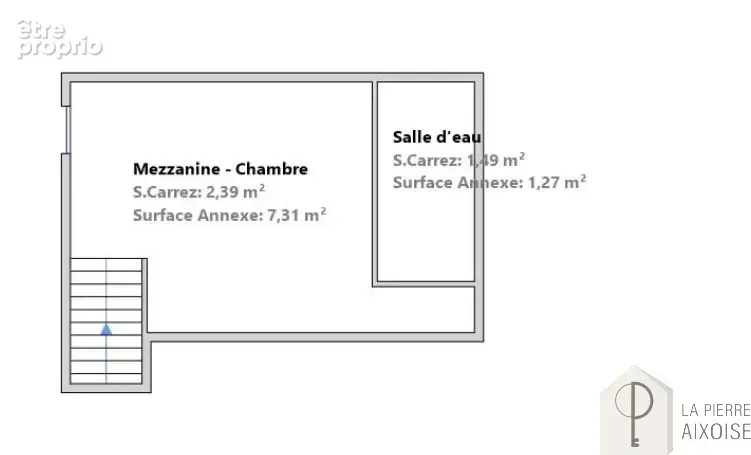 Studio avec Mezzanine - dernier étage - Calme - photo 4