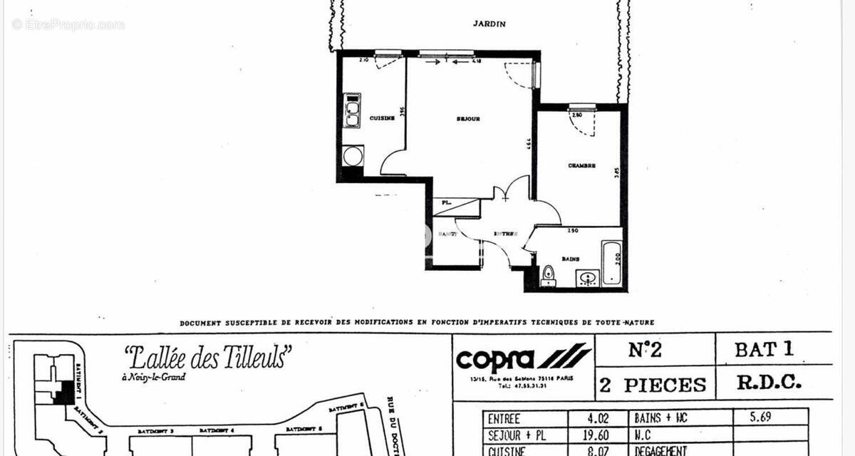 Appartement à NOISY-LE-GRAND