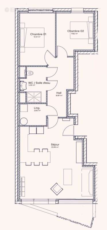Appartement à CAMIERS