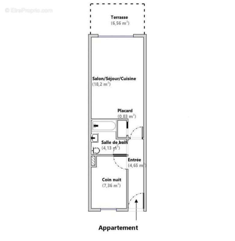Appartement à VILLENEUVE-LOUBET