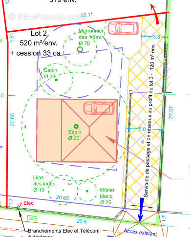 Terrain à SAINT-MEDARD-EN-JALLES