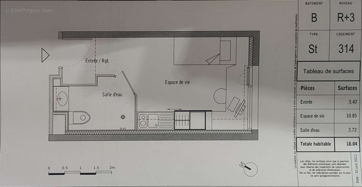 Appartement à AUZEVILLE-TOLOSANE