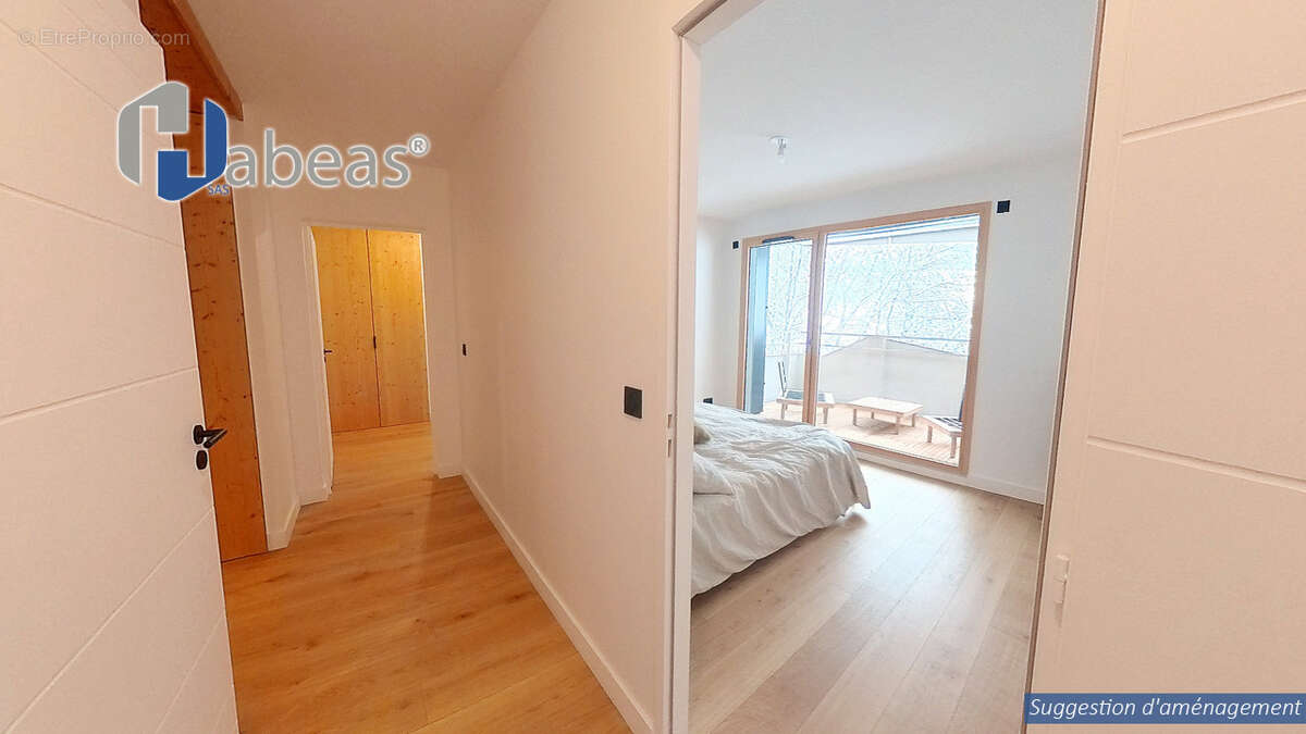T2 avec 1 chambre et un Balcon de 16.31m², Un Casier à Ski, et un cellier - photo 12