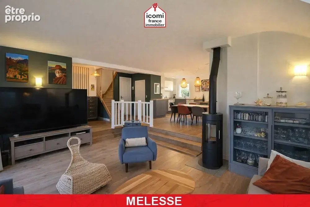 Ille-et-vilaine - melesse (35520) - a vendre - maison contemporaine t6 de 200mc avec 4/5 chambres et espace de vie en rez de jar - photo 4