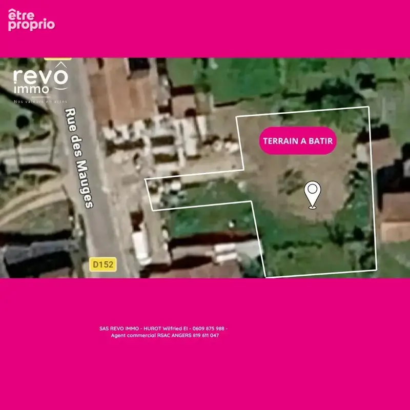 Terrain à LA BOISSIERE-SUR-EVRE