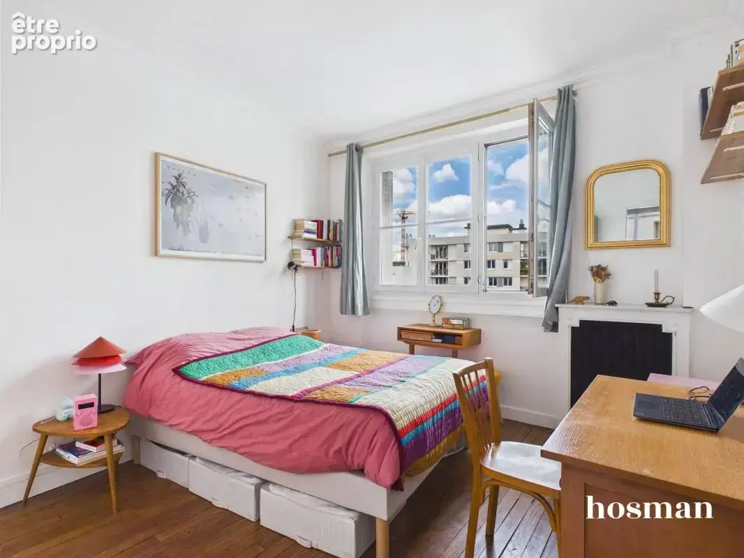 Paris 18ᵉ – 2 pièces avec ascenseur  37 m²  5ᵉ étage  calme & lumineux  cave - photo 3