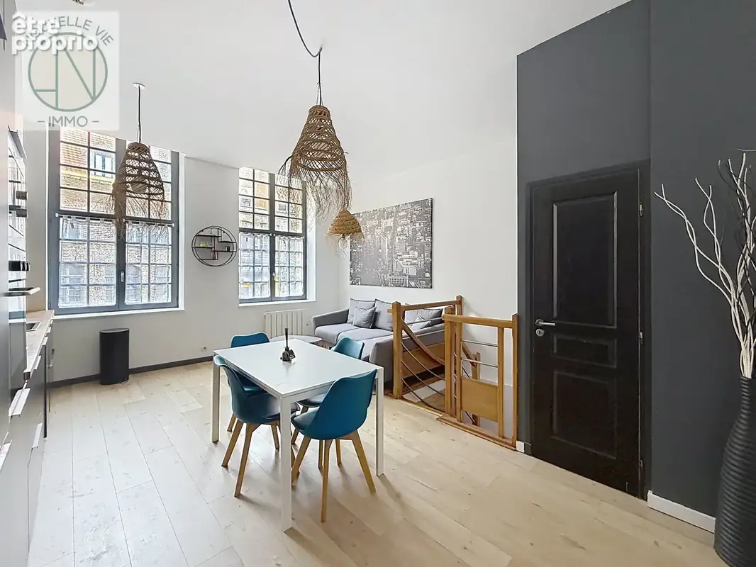 À vendre   t3 en duplex avec terrasse   vieux-lille - photo 2
