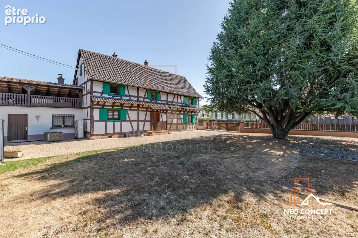 Maison alsacienne de 106 m2 habitables sur 4,28 ares de terrain sis Herrlisheim. - photo 1