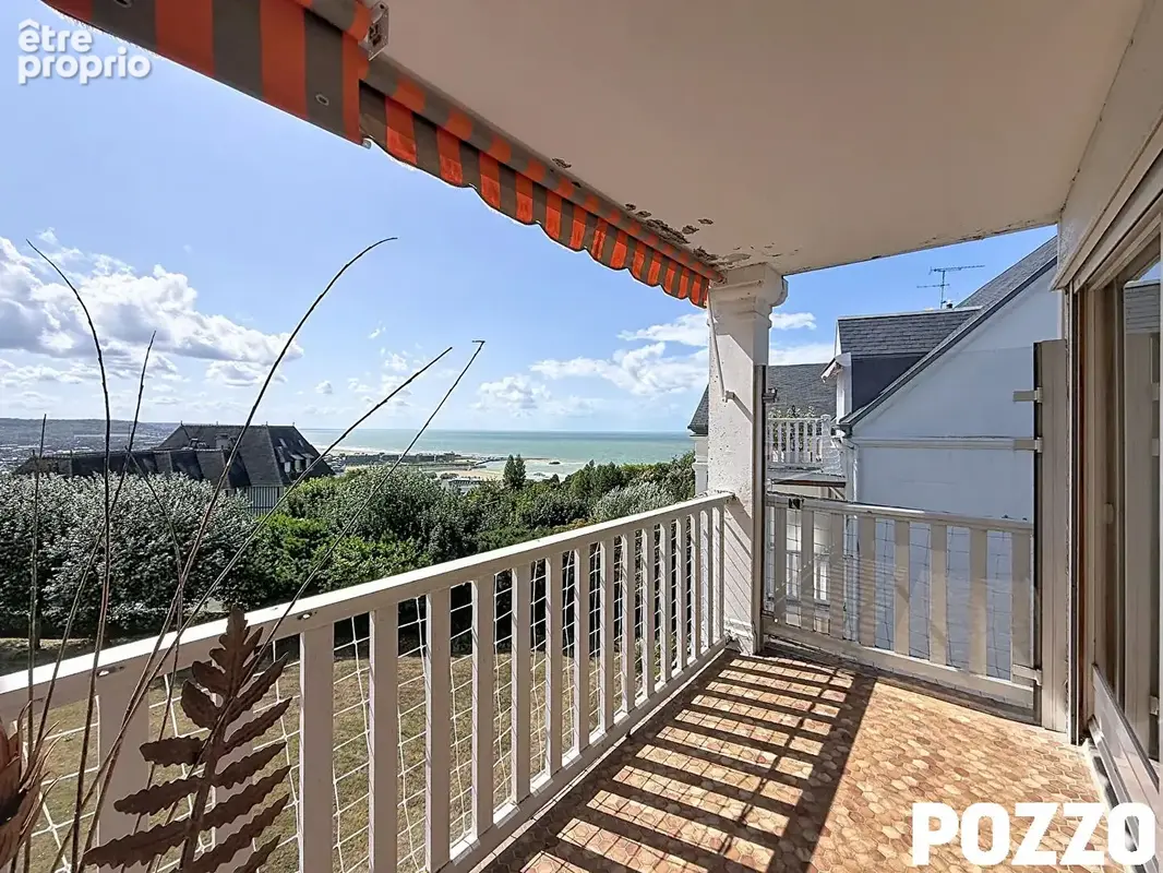 Trouville-sur-Mer Bel appartement traversant avec balcon, vue mer et parking - photo 3