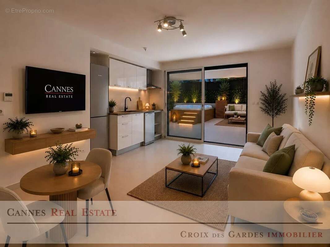 Cannes – Studio avec Terrasse, Jardin Privatif et Parking dans Résidence Neuve - photo 6