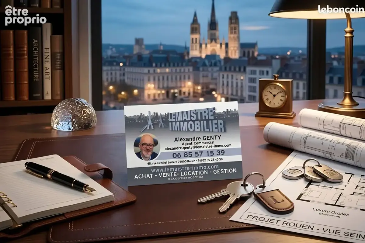 Rouen quartier brisoult de barneville  appartement  63 m²  3 chambres dpe  d & d - photo 15
