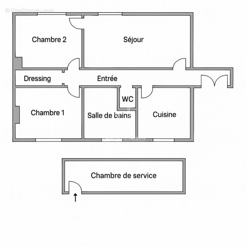 Appartement à PARIS-17E