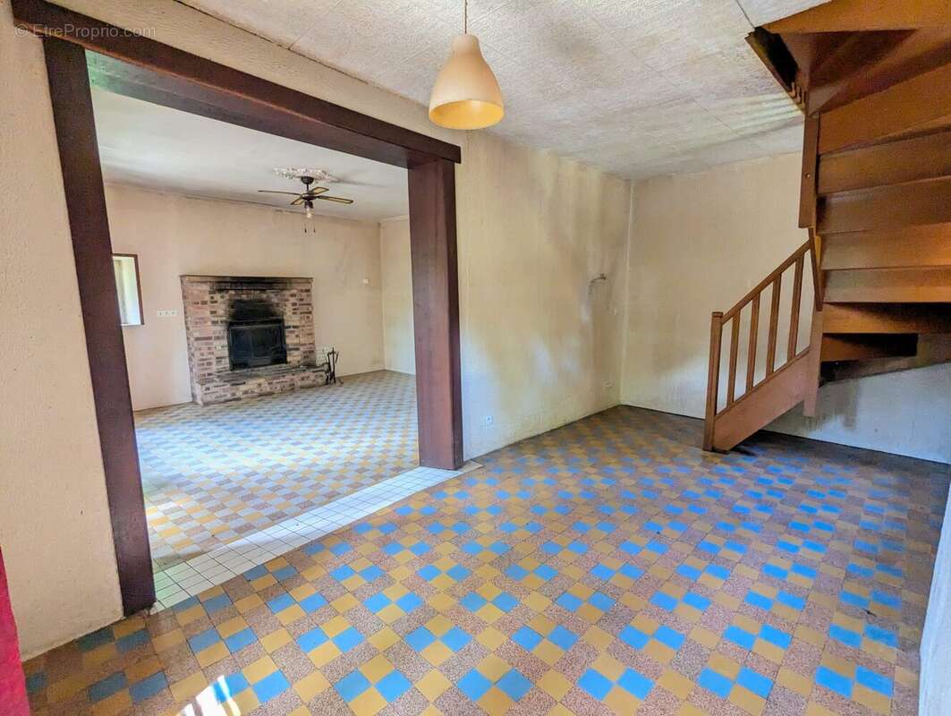 salon - Maison à ISIGNY-SUR-MER